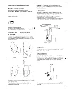 Preview for 1 page of ABB DS 261 Installation And Operating Instructions