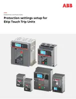 Preview for 1 page of ABB Ekip Touch Operating Instructions Manual