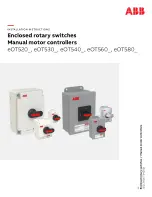 ABB eOT Series Installation Instructions Manual preview