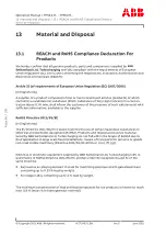 Preview for 98 page of ABB HT607013 Operation Manual