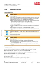 Preview for 26 page of ABB HT609723 Operation Manual