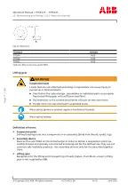 Preview for 74 page of ABB HT614819 Operation Manual