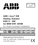 Preview for 1 page of ABB i-bus 6164 U-500 Operating Instructions Manual