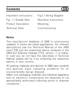 Preview for 2 page of ABB i-bus 6164 U-500 Operating Instructions Manual