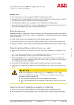 Preview for 29 page of ABB PT004116 Operation Manual