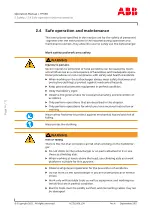 Preview for 16 page of ABB TPS 50B01 Operation Manual