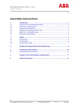 Preview for 3 page of ABB VTR 0 Series Assembly Instructions Manual