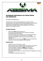 Preview for 3 page of Absima CR1.8 Manual