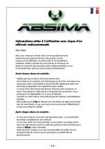 Preview for 15 page of Absima CR1.8 Manual