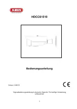 Preview for 3 page of Abus HDCC61510 User Manual