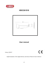 Preview for 20 page of Abus HDCC61510 User Manual