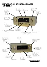 Preview for 2 page of Accuphase E-550 Service Information