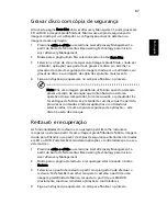 Preview for 107 page of Acer 3260 4853 - TravelMate Manual Do Utilizador