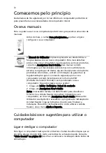 Preview for 4 page of Acer Aspire 5500 Manual Do Utilizador