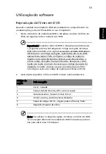 Preview for 73 page of Acer Aspire 5500 Manual Do Utilizador