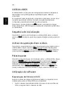 Preview for 86 page of Acer Aspire 9500 Manual Do Utilizador