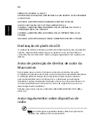 Preview for 98 page of Acer Aspire 9500 Manual Do Utilizador