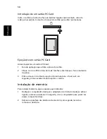 Preview for 62 page of Acer TravelMate C200 Series Manual Do Utilizador