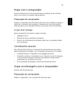 Preview for 93 page of Acer TravelMate C210 Series Manual Do Utilizador