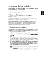 Preview for 95 page of Acer TravelMate C210 Series Manual Do Utilizador