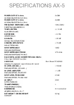 Preview for 17 page of Advance acoustic AX-5 Quick Start Manual