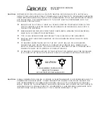 Preview for 8 page of Aeroflex IFR 4000 Maintenance Manual