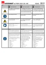 Preview for 6 page of B.E.G. LUXOMAT net PBM-KNX-DX-4W Manual