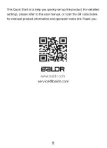 Preview for 6 page of BALDR B0340ST2H2 User Manual