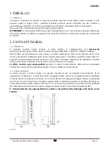 Preview for 5 page of Cadel Martina Installation, Use And Maintenance Handbook