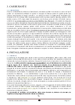 Preview for 11 page of Cadel Martina Installation, Use And Maintenance Handbook