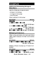 Preview for 20 page of Calculated Industries Construction Master 5 Reference Manual