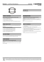 Preview for 3 page of Calypso Watches IKMK5836 Instruction Manual