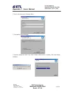 Preview for 12 page of C&S Technology SP-100 User Manual