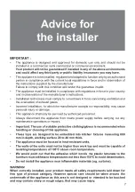 Preview for 7 page of Candy CHW32X LPG Instructions For The Use - Installation Advices