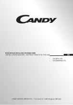 Candy CVG6PX LPG Instructions For The Use - Installation Advices preview