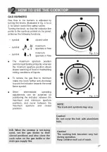 Preview for 27 page of Candy CVG6PX SASO Instructions For Use Manual