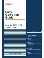 Canon imageRUNNER 2320 Operation Manual preview