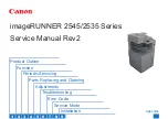 Canon imageRUNNER 2545 Service Manual preview