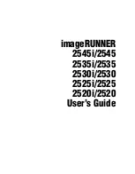 Preview for 2 page of Canon imageRUNNER 2545 User Manual