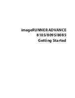 Preview for 3 page of Canon imageRUNNER ADVANCE 8105 Getting Started