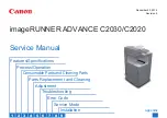 Canon imageRUNNER ADVANCE C2030 Service Manual preview