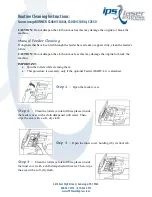 Preview for 2 page of Canon imageRUNNER C3480 Installation And Cleaning Instructions