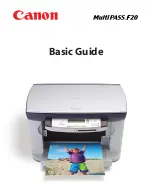 Preview for 1 page of Canon MultiPASS F20 Basic Manual
