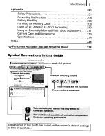 Preview for 7 page of Canon PowerShot SD950 IS Digital ELPH User Manual