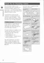 Preview for 4 page of Canon UC-V30 Hi8 Instruction Manual