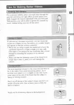 Preview for 27 page of Canon UC-V30 Hi8 Instruction Manual