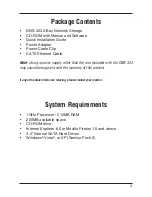 Preview for 4 page of D-Link DNS-323 - Network Storage Enclosure NAS... Quick Installation Manual