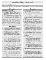 Preview for 4 page of Dacor DR30DH Use And Care Manual