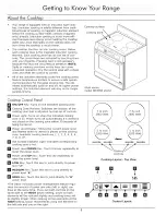 Preview for 8 page of Dacor Renaissance RR30NS Use & Care Manual