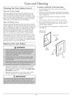 Preview for 26 page of Dacor Renaissance RR30NS Use & Care Manual